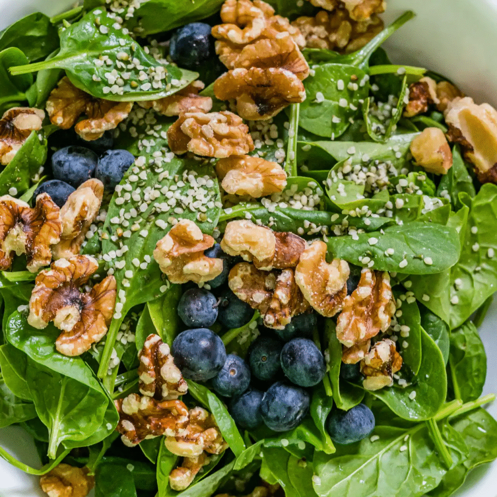 Blueberry Spinach Salad